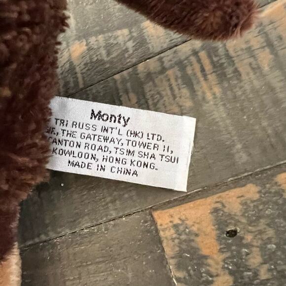 Animal Junction Applause Monkey "Monty" Plush, Monkey Stuffed Animal - Picture 4 of 5